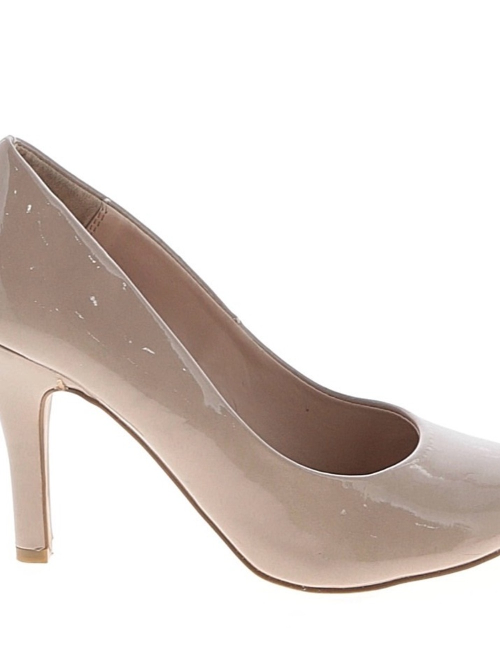 Kelly & Katie Nude Patent Pumps Heels Size 6.5 Classic Neutral